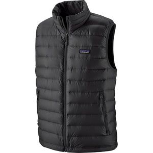 Patagonia Men’s Black Down Vest Sz Large
